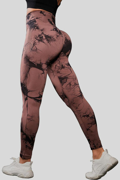 Leggings activos estampados de cintura alta