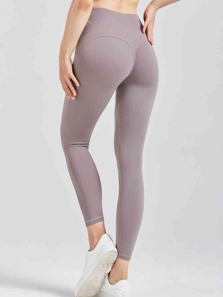 Leggings activos con cintura ancha