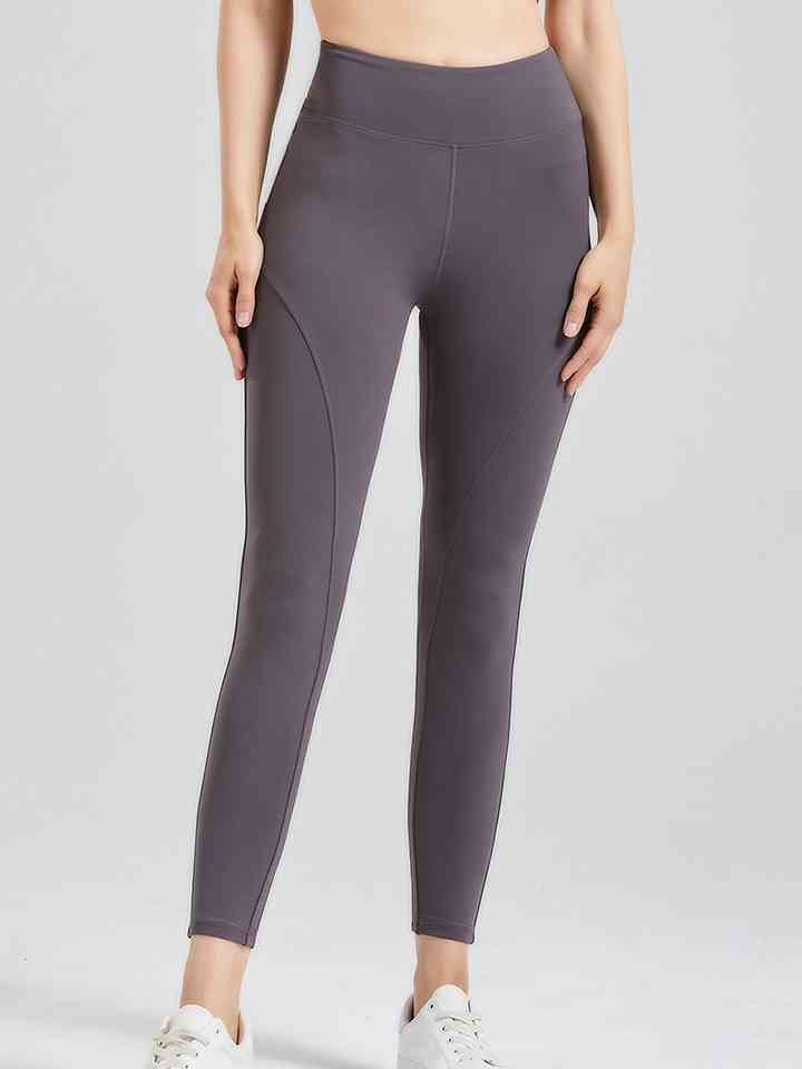 Leggings activos con cintura ancha