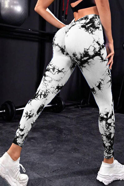 Leggings activos estampados de cintura alta