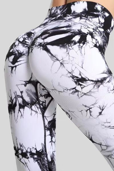 Leggings activos estampados de cintura alta