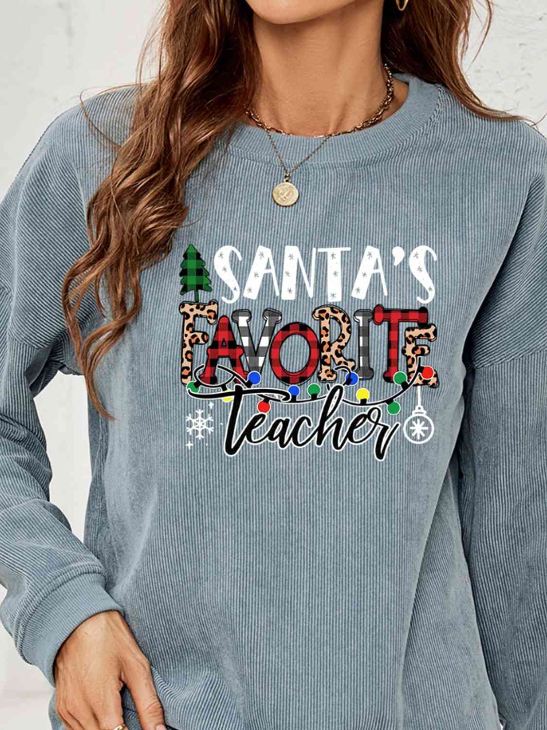 Sudadera gráfica MAESTRO FAVORITO DE SANTA