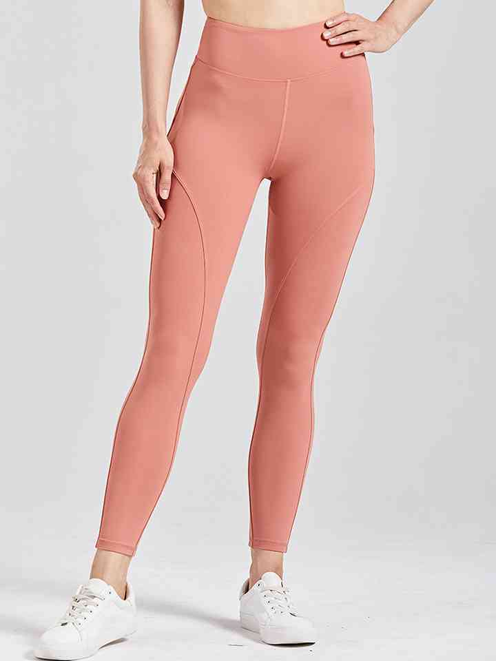 Leggings activos con cintura ancha