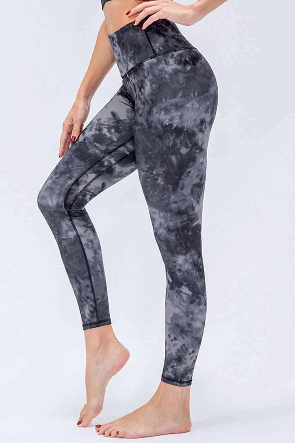 Leggings activos de corte slim con cinturilla ancha