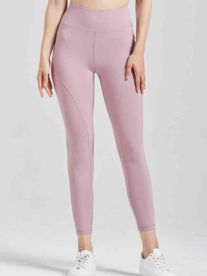 Leggings activos con cintura ancha