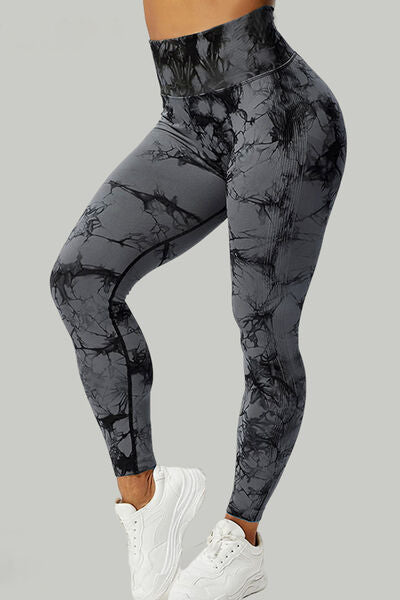 Leggings activos estampados de cintura alta