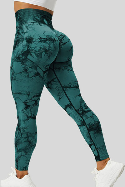 Leggings activos estampados de cintura alta