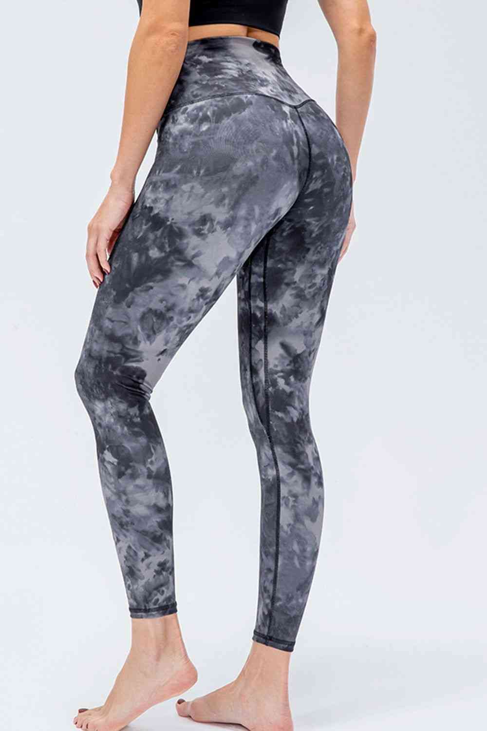 Leggings activos de corte slim con cinturilla ancha