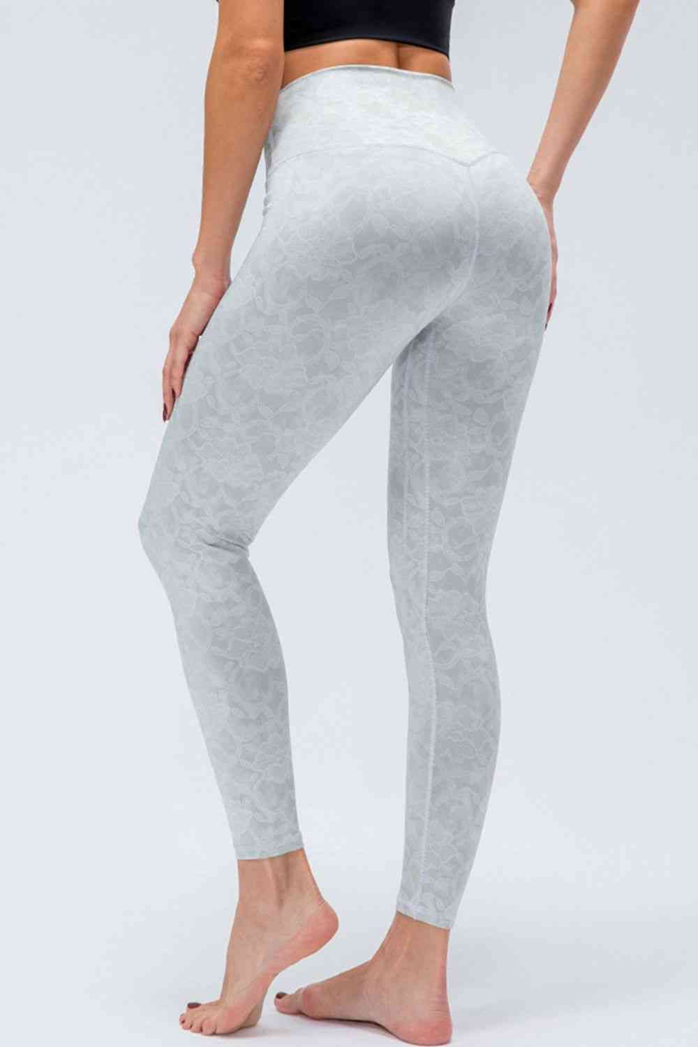 Leggings activos de corte slim con cinturilla ancha