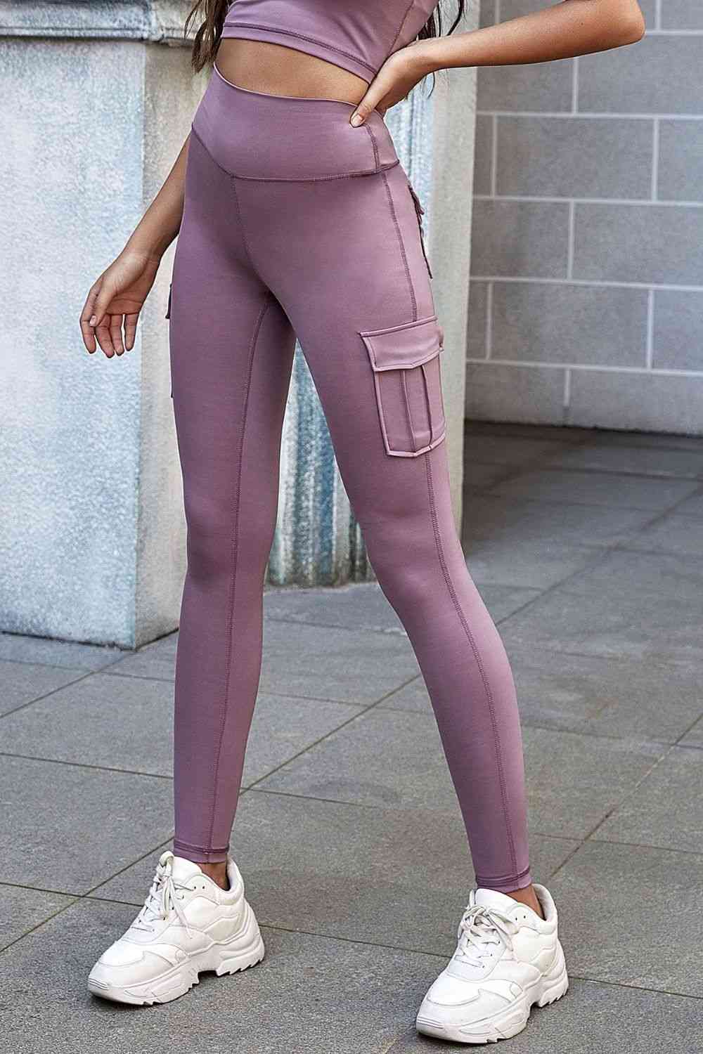 Leggings de cintura alta con bolsillos