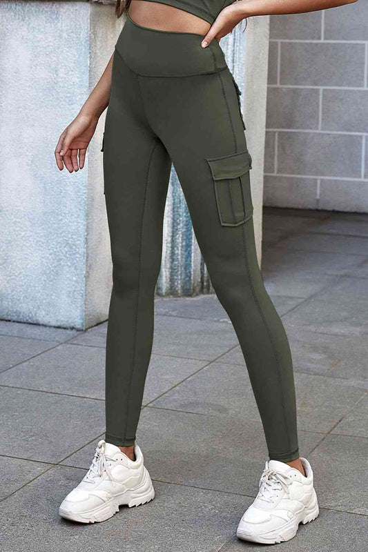 Leggings de cintura alta con bolsillos